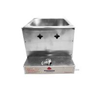 Tacho Fritador Retangular Fritura 1 Cesto Gas 5 Litros óleo Pr-10g - Progás - 2