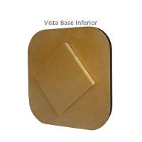 Prato Giratório Centro De Mesa Tampo Tábua Para Mesa 50 Cm - Preto Laca - 6