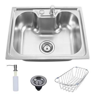 Cuba Cozinha Gourmet Inox Com Acessórios 50x40 Cm Cor Prata