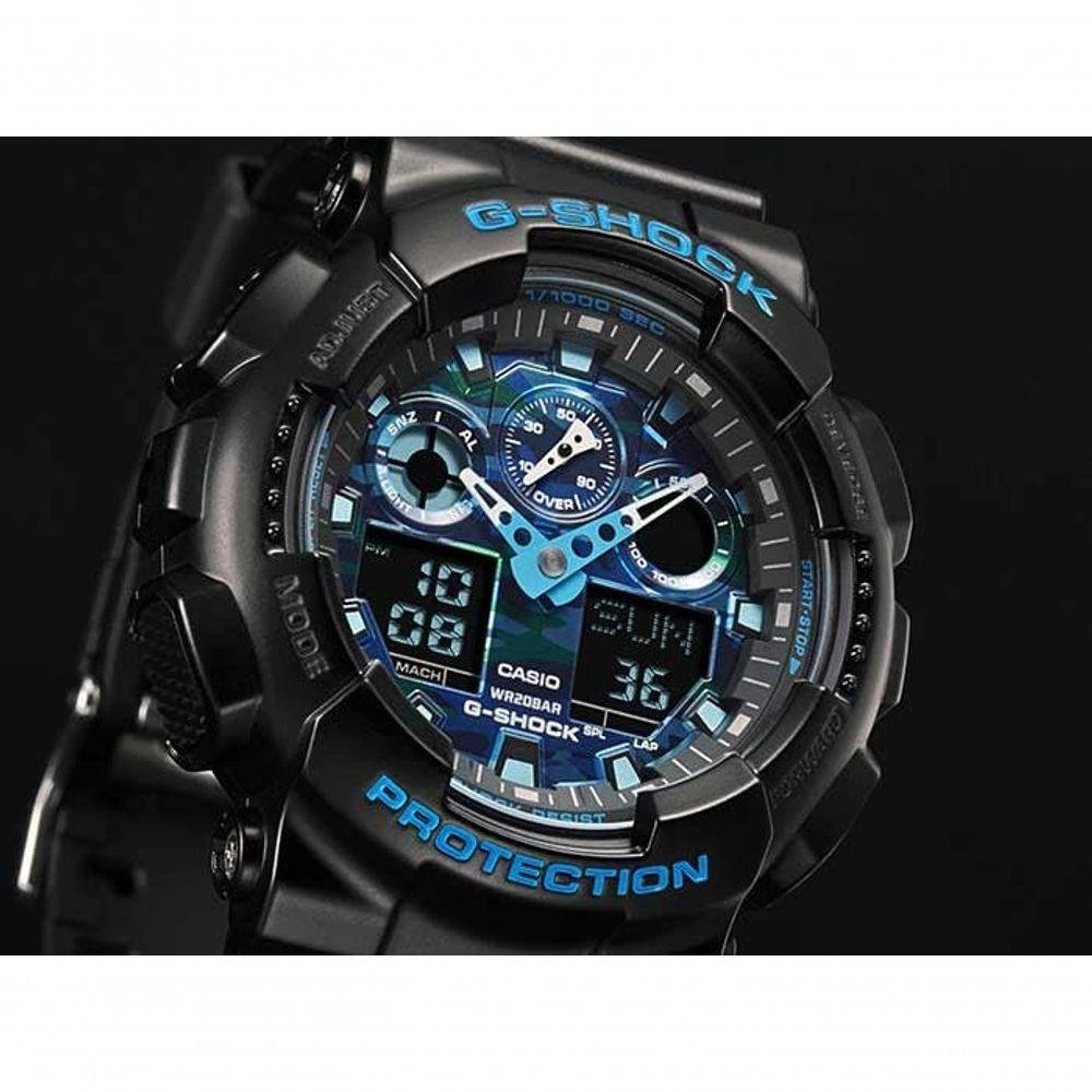 Relógio Casio G-shock Ga-100cb-1adr Preto Masculino - 3