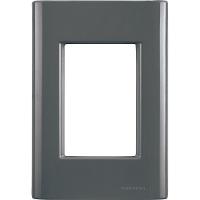 Cj Interruptor Paralelo + Dimmer Ajustável Giz Grafite Tramontina Completo Pronto Tramontina - 3