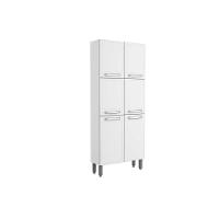 Paneleiro de Cozinha Evidence 7038 c/ 6 Portas 80cm Branco - Bertolini - 1