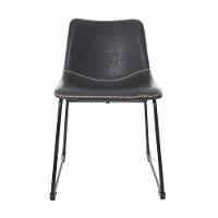 Kit 2 Cadeiras c/Encosto c/Alto p/Mesa De Jantar Preto - 3