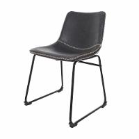 Kit 2 Cadeiras c/Encosto c/Alto p/Mesa De Jantar Preto