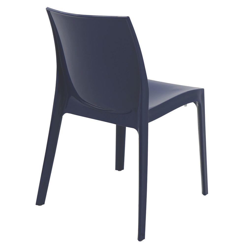 Cadeira Tramontina Alice Brilho Summa Em Polipropileno Azul Yale Tramontina - 7