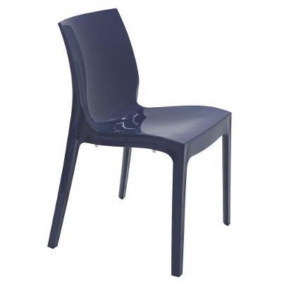 Cadeira Tramontina Alice Brilho Summa Em Polipropileno Azul Yale Tramontina