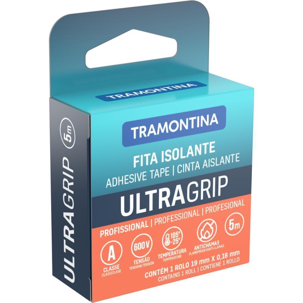 Fita Isolante Classe A 0,18X19 Mm Tramontina Preta 5 M - 1