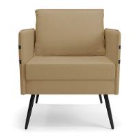 Kit 01 Namoradeira E 02 Poltronas Linho A32 Palha - 12