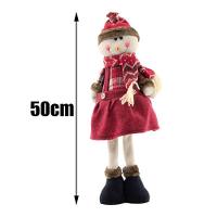 Trio Boneco De Neve Papai Noel Rena Decoração Natal 50cm