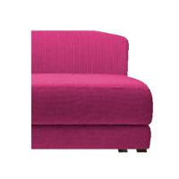 Recamier Heitor 185cm Com Almofada Lado Direito Suede Cor Pink/bege - 2