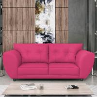 Sofá 2 Lugares Tulipa Suede - Amarena Móveis Pink - 1