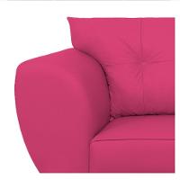 Sofá 2 Lugares Tulipa Suede - Amarena Móveis Pink - 3