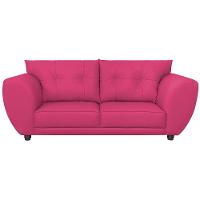 Sofá 2 Lugares Tulipa Suede - Amarena Móveis Pink