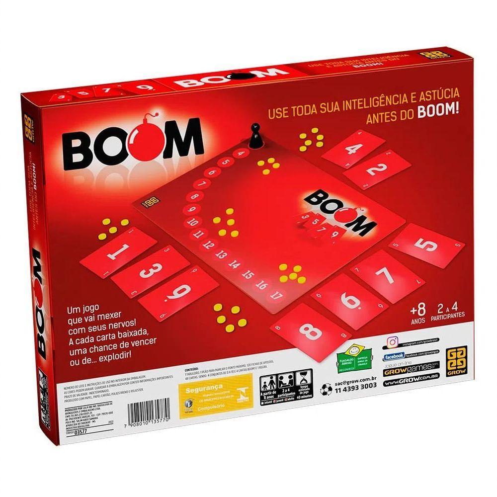 Jogo De Tabuleiro Boom - Grow - 2