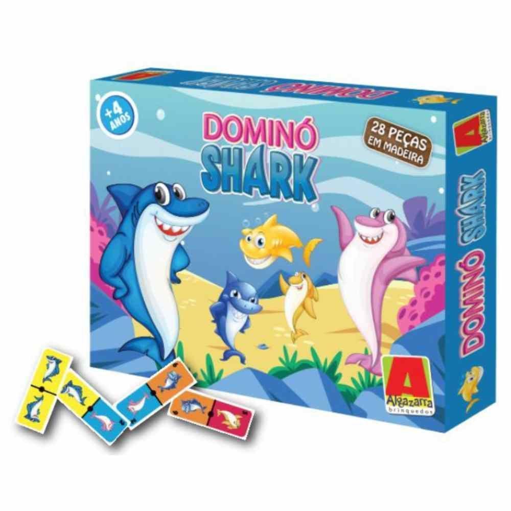 Jogo Dominó Shark - 28 Peças - Algazarra - 1