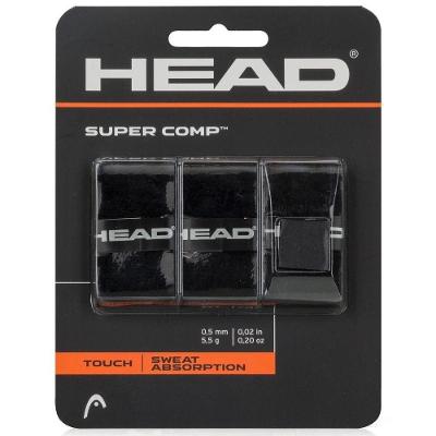 Overgrip Head Super Comp Com 03 Unidades Cor Preto