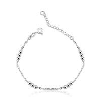 Tornozeleira Trios Bolas Prata 925 - 25cm - 1