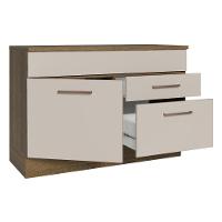 Balcão De Pia Cozinha 1 Porta E 2 Gavetas (com Tampo) Rustic/crema Agata Madesa Rustic/crema - 10