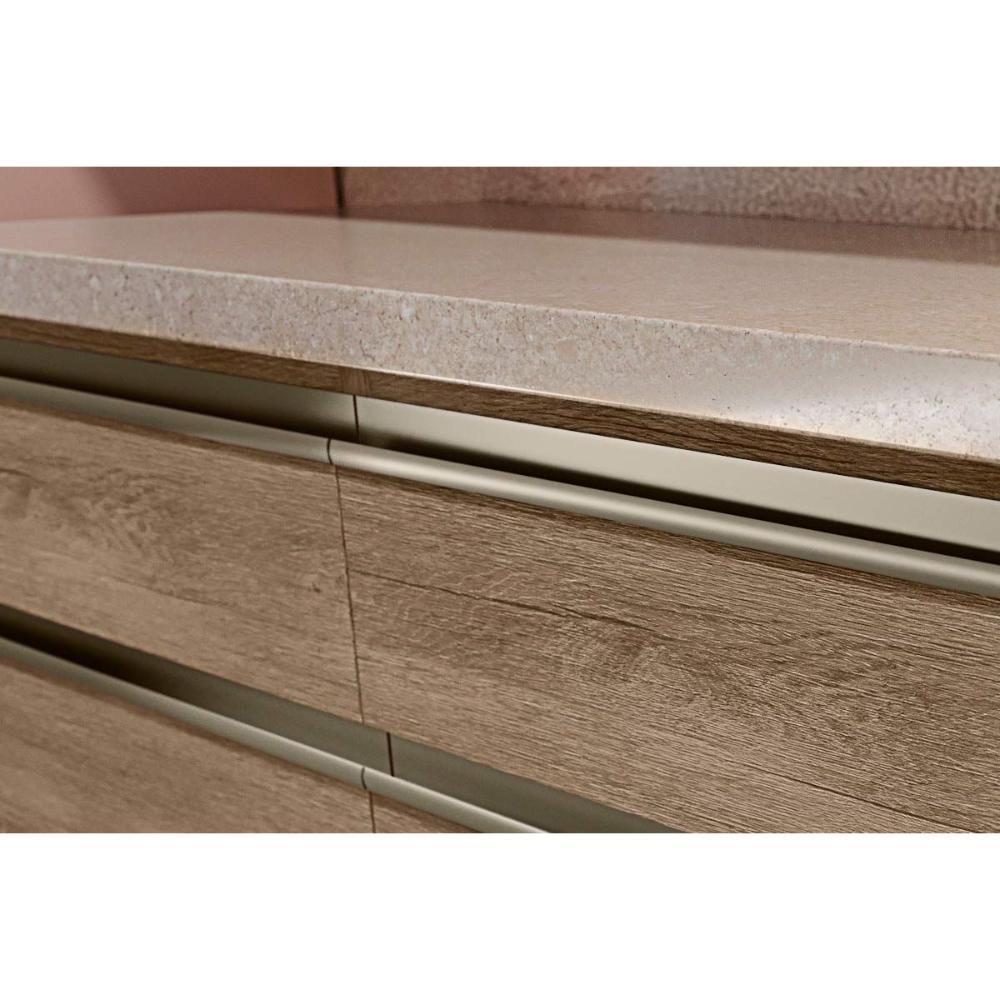 Cozinha Completa Maxxi (2 Aéreos + 1 Balcão + 1 Paneleiro + 1 Complemento) 5 Peças CZ245 Nogal - Kappesberg - 2