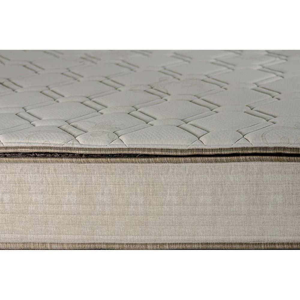 Cama Box Baú Solteiro: Colchão Molas Luckspuma Bonnel Montreal Spring + Base CRC Suede Gray(88x188) - 2