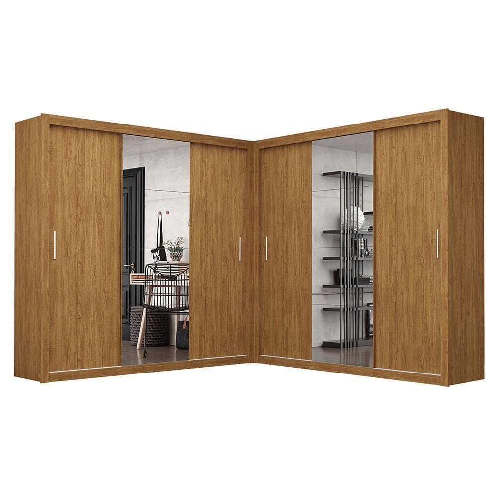 Closet Casal Premium Clarice Plus 06 Portas 8 Gavetas Freijó - 3