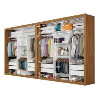 Closet Casal Premium Clarice Plus 06 Portas 8 Gavetas Freijó - 5