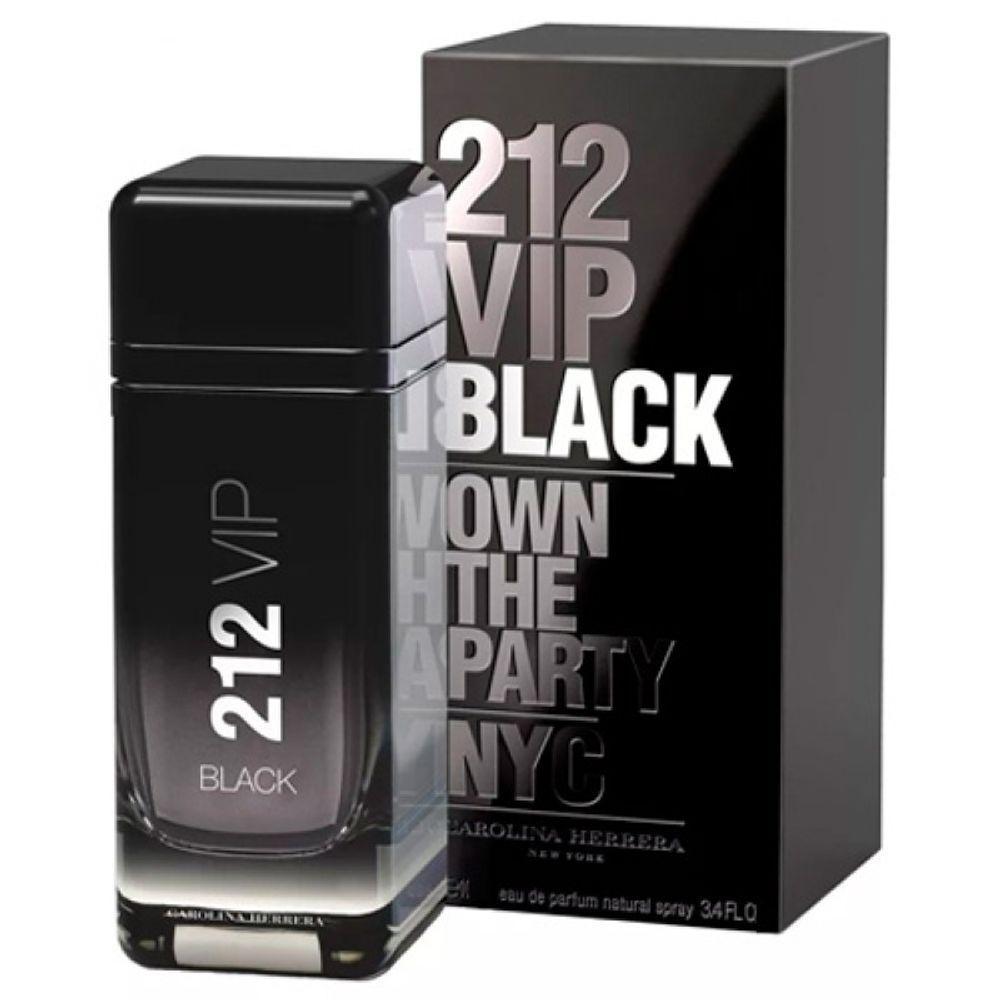 Perfume 212 Vip Black Eau De Parfum Carolina Herrera Masculino 100ml - 1