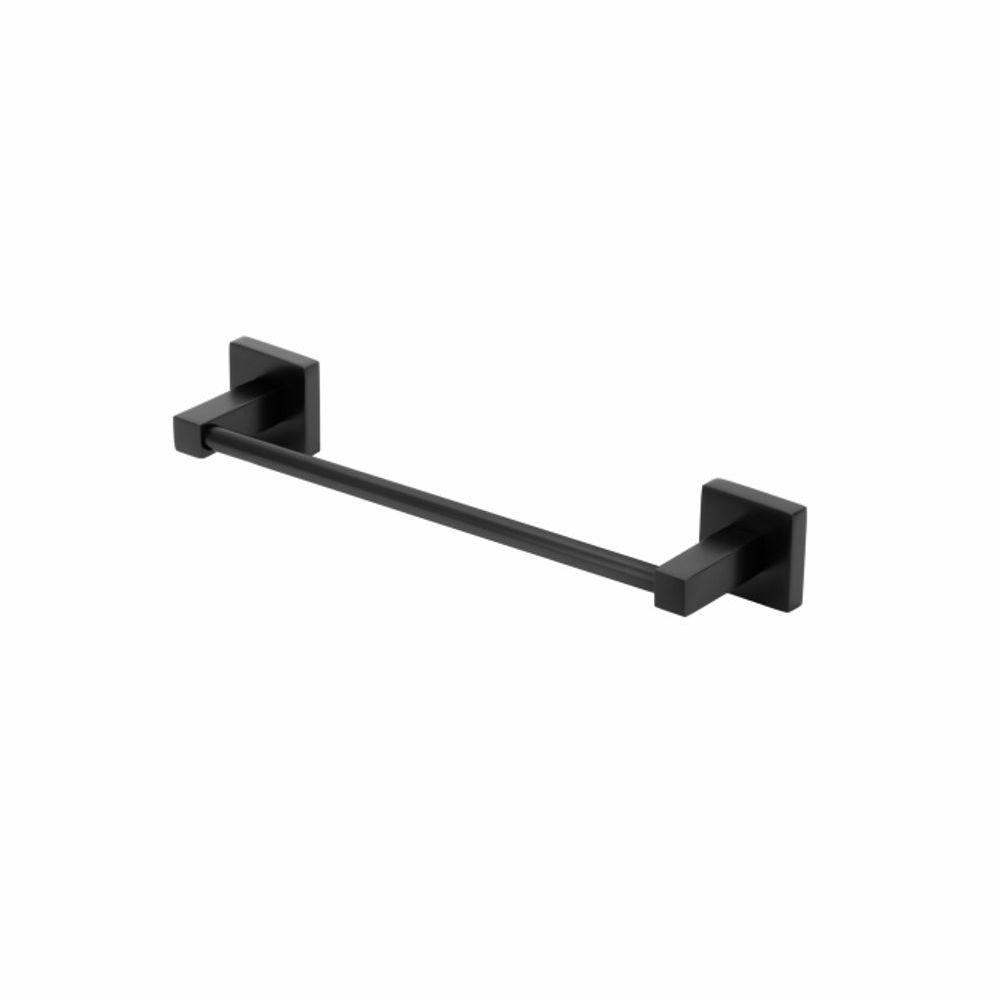 Porta Toalha Rosto - Preto Fosco - Quadra - 1