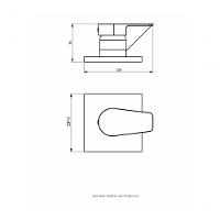Misturador Monocomando Para Chuveiro Preto Fosco - Led