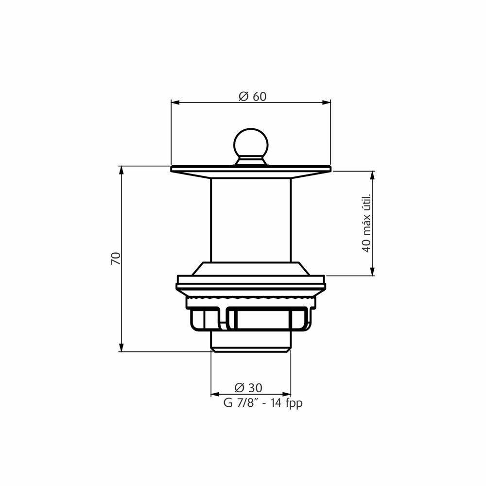 Válvula Banheiro S-l 2 3-8x1 - 2