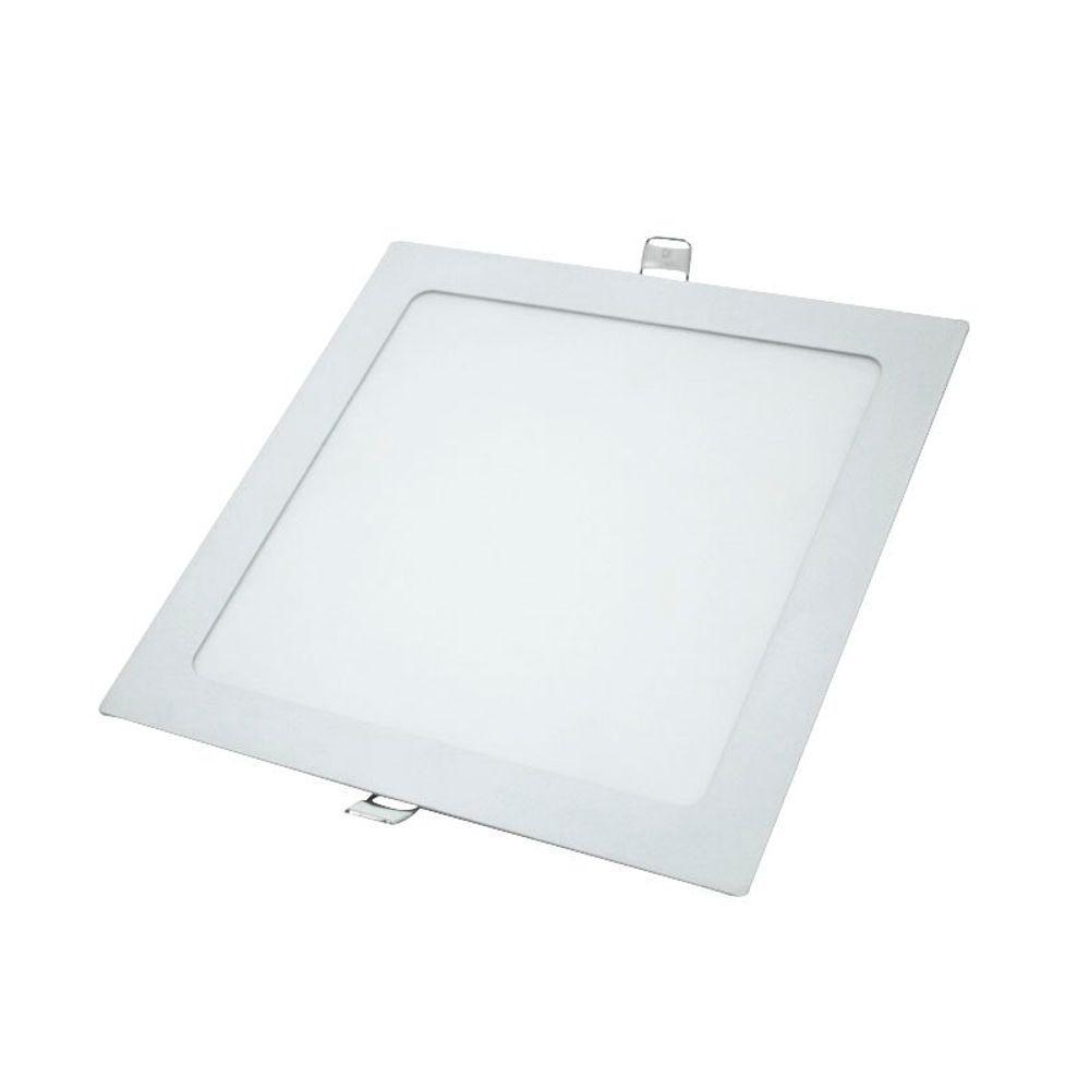 Painel De Led Embutir 18w Quadrado Branco 3000k Bellalux 18w 3000k Embutir - 1
