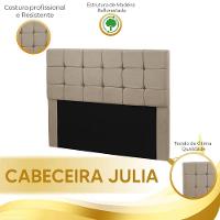 Cabeceira Cama Box Queen 1,60 Estofada Julia Sued Bege Star Confort Bege - 5