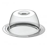 Porta-queijo Tramontina Ciclo Em Aço Inox 25 Cm 2 Peças - 1
