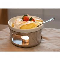 Aparelho De Fondue Queijo Brie 4 Peças Espatula Rechaud Base Inox Serviço Kit Conjunto - 7