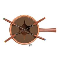 Aparelho De Fondue Antiaderente Aspen Chocolate Queijo 1 Litro Conjunto Kit Serviço - 3