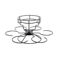 Aparelho De Fondue Esmaltado Viena Carroussel Molheiras Base Giratória 16 Peças Serviço Conjunto Kit