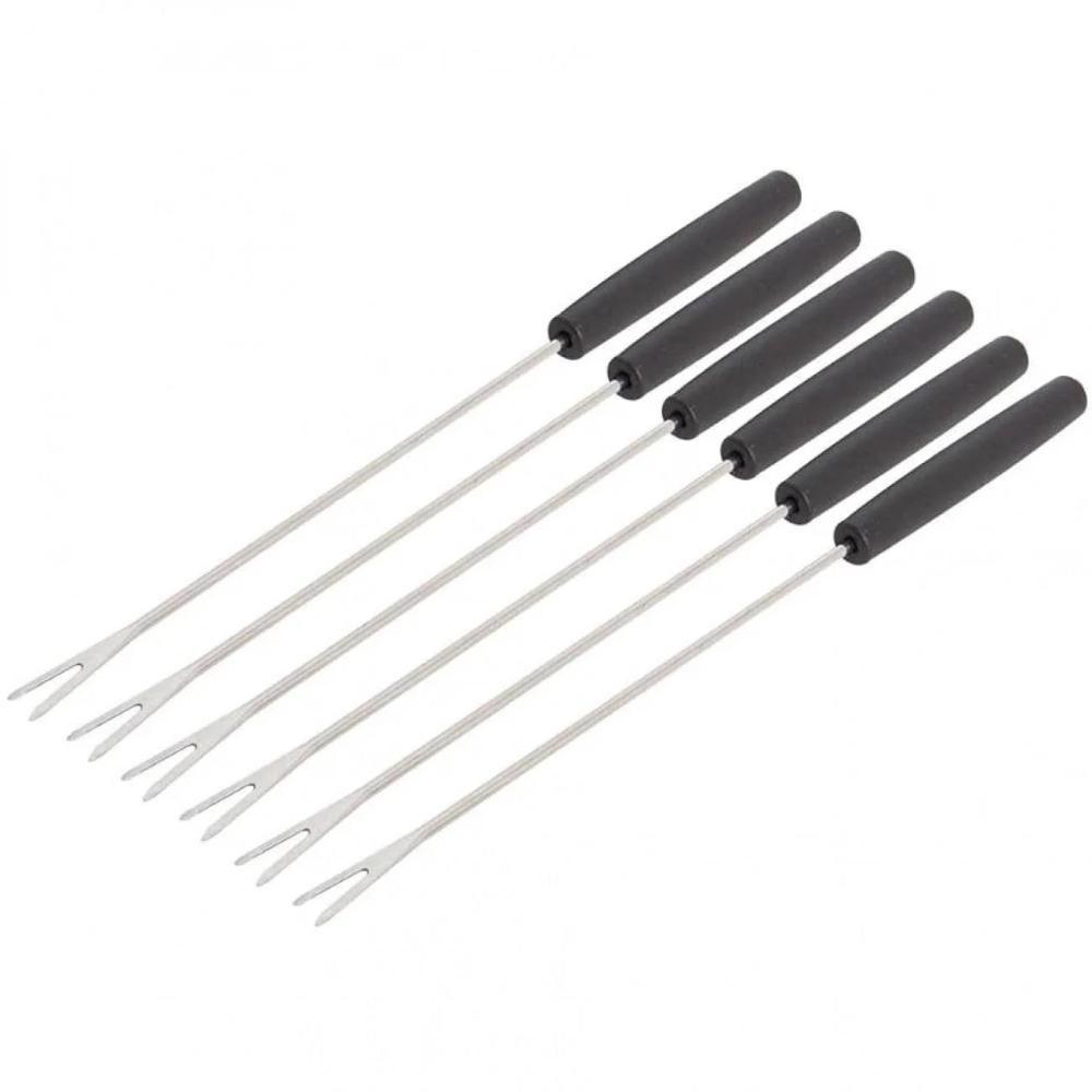 Aparelho De Fondue Lugano Panela Aço Inox 1,4 Litros Para Carnes óleo Kit Conjunto Serviço - 6