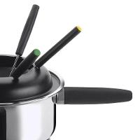 Aparelho De Fondue Lugano Panela Aço Inox 1,4 Litros Para Carnes óleo Kit Conjunto Serviço - 3