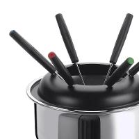 Aparelho De Fondue Lugano Panela Aço Inox 1,4 Litros Para Carnes óleo Kit Conjunto Serviço - 5