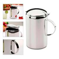 Jarra De Suco Inox 2,3 Litros Com Tampa água Saborizada Refresco Verão Com Bico Casa Cozinha