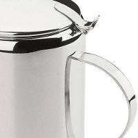 Jarra De Suco Inox 2,3 Litros Com Tampa água Saborizada Refresco Verão Com Bico Casa Cozinha - 5