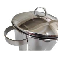 Panela Cuscuzeira De Indução Grande Aço Inox 3 Litros Aparelho Cuscuz Fogão Elétrico Indução - 7