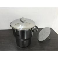 Panela Cuscuzeira De Indução Grande Aço Inox 3 Litros Aparelho Cuscuz Fogão Elétrico Indução - 8
