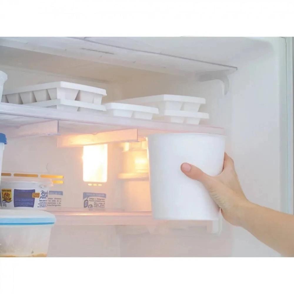 Balde De Gelo Inox Com Pegador Pinça 2,3 Litros Baldinho Container Interno Removível Para Guardar - 5