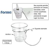 Balde De Gelo Com Suporte Para Pendurar Em Mesas 4 Litros Garrafas Champanheira Servir Bar Festa - 2