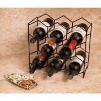 Adega De Mesa Bancada Vinho Garrafa Champanhe Colméia 8 Garrafas Acabamento Preto Bar Casa Cozinha - 5