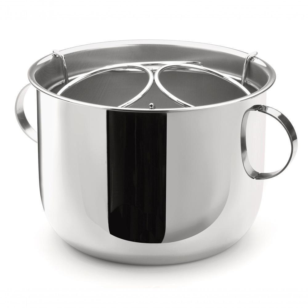 Champanheira Inox Com Separador Divisor Removível Para 3 Garrafas Balde De Gelo 6 Litros Bar Bebida - 5