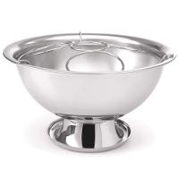 Champanheira Grande Inox 8 Litros Com Base Coletora De água Grelha Separadora Removível 5 Garrafas - 5