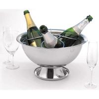 Champanheira Grande Inox 8 Litros Com Base Coletora De água Grelha Separadora Removível 5 Garrafas - 6