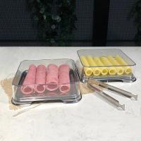 Porta Frios Duplo Inox Empilhável Com Pegador Pinça Kit Casa - 2